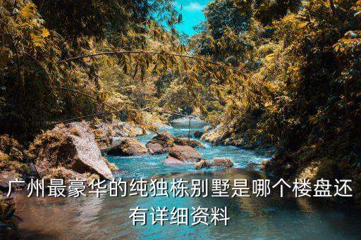 廣州南湖頤和高爾夫房，中國最豪華的別墅在哪誰住著