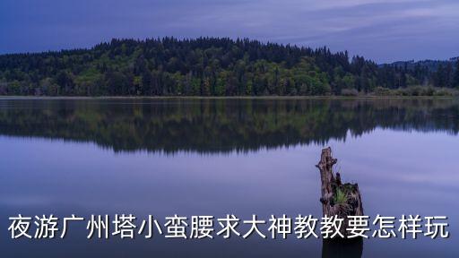 廣州塔與珠江夜游攻略，夜游廣州塔小蠻腰求大神教教要怎樣玩