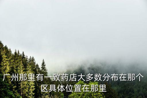 廣州白云區清湖村大布路藥店，廣州白云有多少家藥店藥房