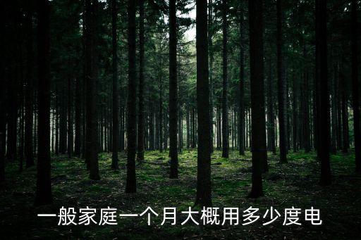 廣州家庭用電每月多少算正常，一般家庭一個(gè)月大概用多少度電