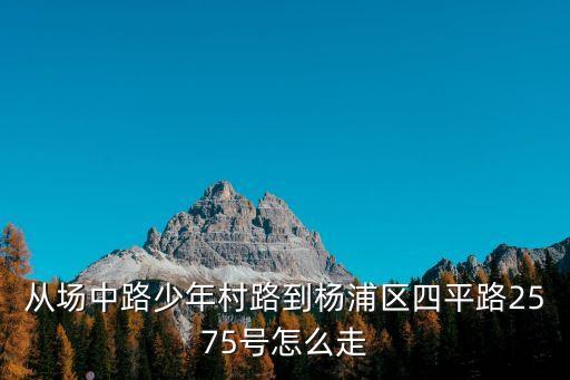 上海市楊浦區四平路2555弄地圖，我想要同濟大學四平路校區的地圖