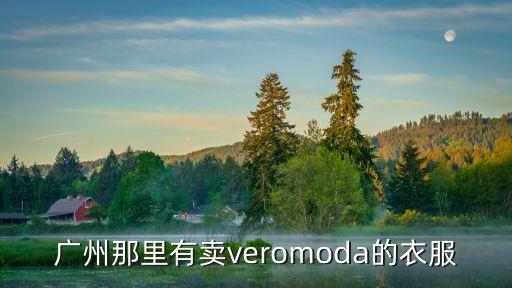 華諾威男裝廣州有店嗎，廣州那里有賣veromoda的衣服