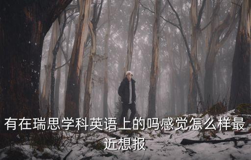 有在瑞思學科英語上的嗎感覺怎么樣最近想報