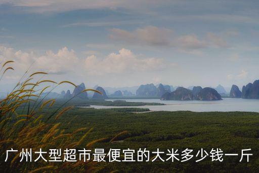 廣州大型超市最便宜的大米多少錢一斤