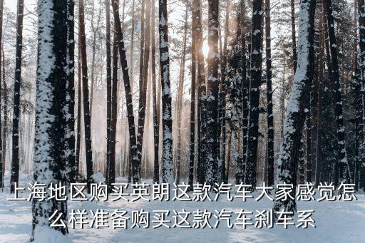 上海市大眾英朗，上海地區(qū)購買英朗這款汽車大家感覺怎么樣準(zhǔn)備購買這款汽車剎車系
