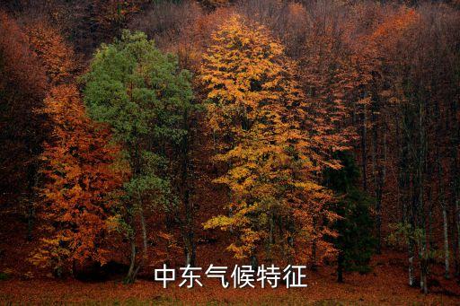 中東氣候，中東是什么氣候