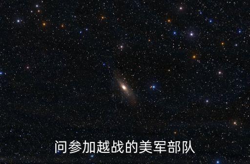 問參加越戰(zhàn)的美軍部隊