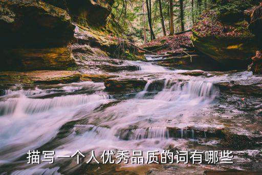 個人品質(zhì)怎么描述，描寫一個人物品質(zhì)