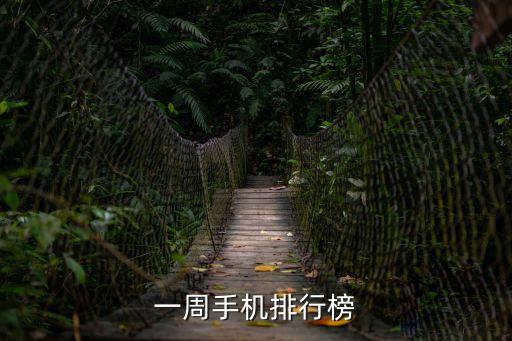 一周手機排行榜