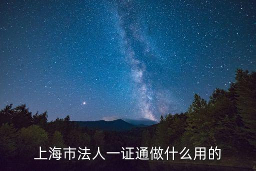 上海市法人一證通哪里解鎖，上海社保法人一證通