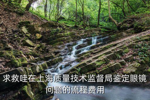 上海市質量監管雜志，求救哇在上海質量技術監督局鑒定眼鏡問題的流程費用