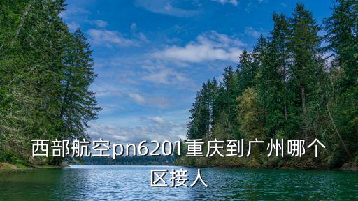 廣州西部航空公司，西部航空pn 6206航班登機是哪個區