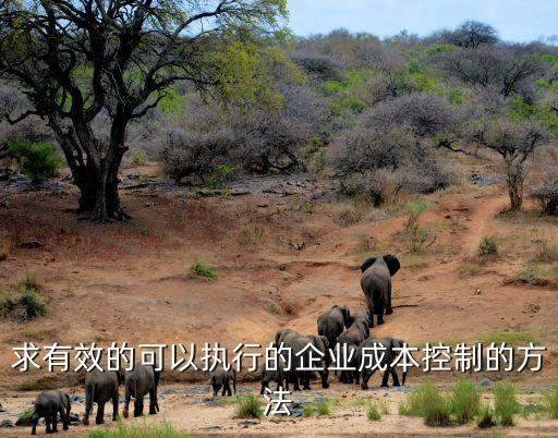 成本控制方法，控制成本的方法