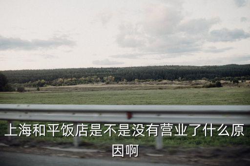 上海和平飯店是不是沒(méi)有營(yíng)業(yè)了什么原因啊