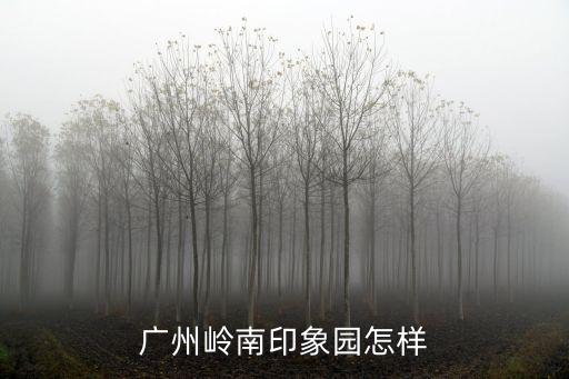 廣州嶺南印象園怎樣