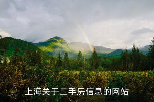 上海市房源的，上海關于二手房信息的網站
