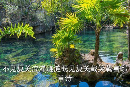 不見(jiàn)復(fù)關(guān)，不見(jiàn)復(fù)關(guān)泣涕漣漣既見(jiàn)復(fù)關(guān)載笑載言哪首詩(shī)