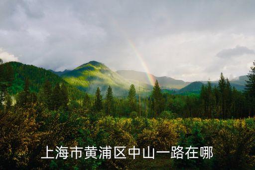 上海市黃浦區中山一路24號，上海市黃浦區中山一路在哪
