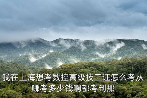 上海市天山路數(shù)控考試在哪，上海數(shù)控中級在哪考