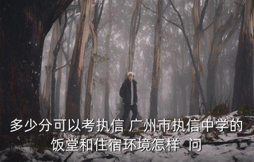 廣州市執(zhí)信中學(xué)環(huán)境，多少分可以考執(zhí)信 廣州市執(zhí)信中學(xué)的飯?zhí)煤妥∷蕲h(huán)境怎樣  問