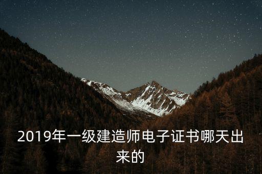 上海市一級(jí)建造師電子證書打印，一建電子書在哪里可以查看
