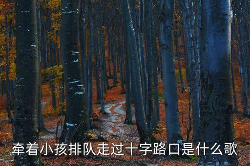 牽著小孩排隊走過十字路口是什么歌