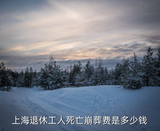 上海退休工人死亡崩葬費是多少錢