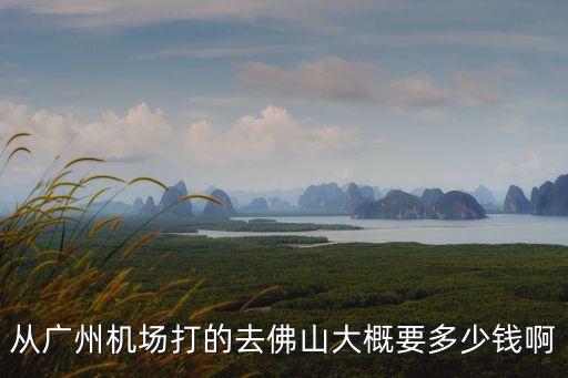 從廣州機場打的去佛山大概要多少錢啊