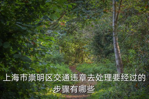 上海市崇明區交通違章去處理要經過的步驟有哪些