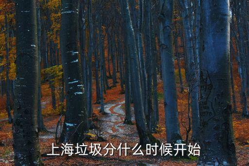 上海市垃圾分類是誰提出來的，上海垃圾分什么時候開始