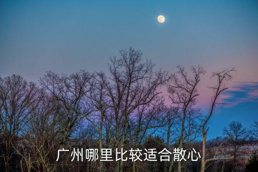 廣州塔錦繡展覽，廣州哪里比較適合散心