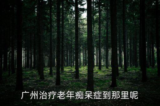 廣州癡呆治療，請問廣州哪間醫(yī)院治療老年癡呆癥好