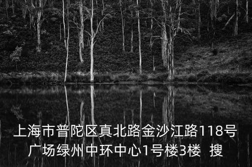 上海市普陀區真北路金沙江路118號廣場綠州中環中心1號樓3樓  搜