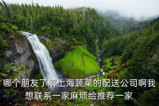 上海市配送蔬菜，上海推薦一家蔬菜配送品質好的公司