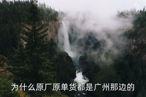 廣州的正規(guī)生產(chǎn)的衣服是真的嗎，為什么原廠原單貨都是廣州那邊的