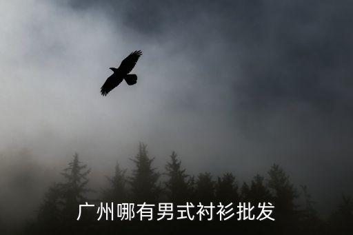 廣州男裝襯衫批發在哪里，廣州哪有男式襯衫批發