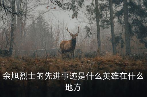 余旭烈士的先進(jìn)事跡是什么英雄在什么地方