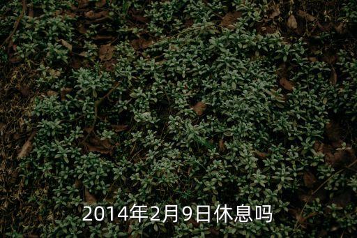 上海市2月9號上班，2014年2月9日休息嗎