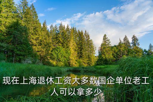 上海市老人的平均退休工資是多少錢(qián)，現(xiàn)在上海退休工資大多數(shù)國(guó)企單位老工人可以拿多少