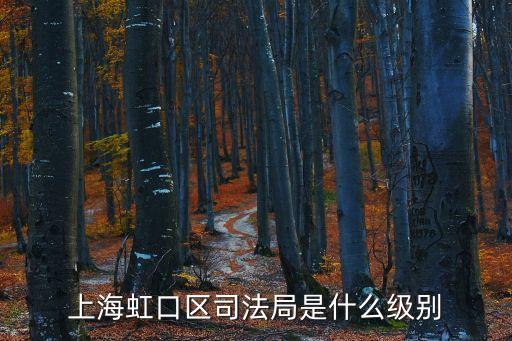 上海市虹口區司法局官網，上海虹口區司法局是什么級別