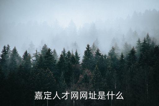 嘉定人才網網址是什么