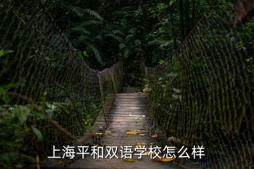 上海市平和國際學校怎么樣，上海平和雙語學校怎么樣