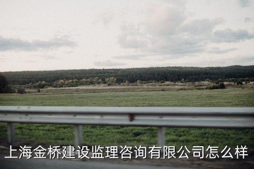 上海金橋建設監理咨詢有限公司怎么樣