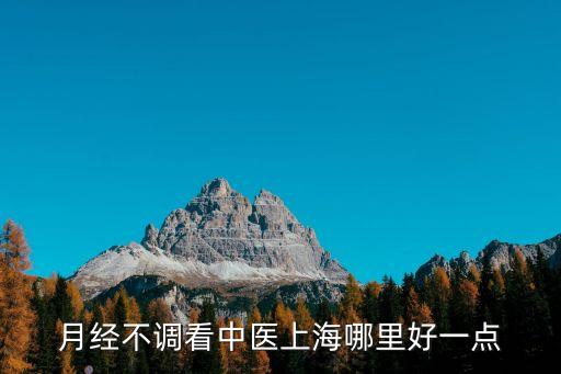 月經(jīng)不調(diào)看中醫(yī)上海哪里好一點