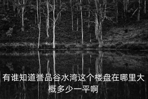 有誰知道譽品谷水灣這個樓盤在哪里大概多少一平啊