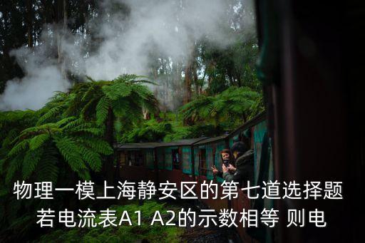 上海市初三靜安區(qū)物理一模，物理一模上海靜安區(qū)的第七道選擇題 若電流表A1 A2的示數(shù)相等 則電