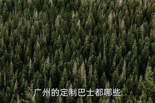 廣州定制公交電話，廣州的定制巴士都哪些
