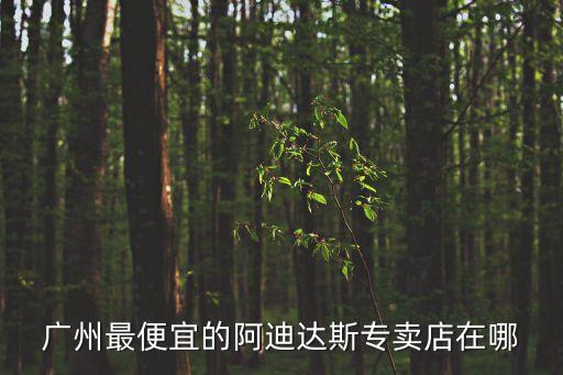 廣州最便宜的阿迪達斯專賣店在哪