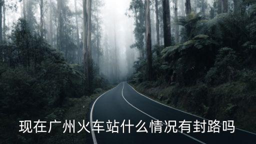 現在廣州火車站什么情況有封路嗎