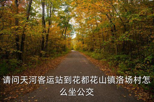 廣州洛場村古村，請問天河客運站到花都花山鎮洛場村怎么坐公交